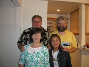 Jerry & LaRae Brown and Jack & Mhila Curtright, Mountain View, California, August 10th, 2005